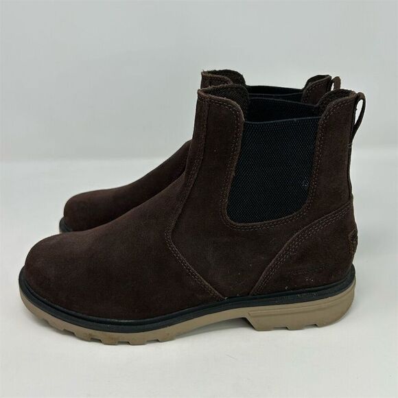 Sorel Men\'s Chelsea Brown Suede Leather Waterproof Boots Size 7.5 Comfort main image 7